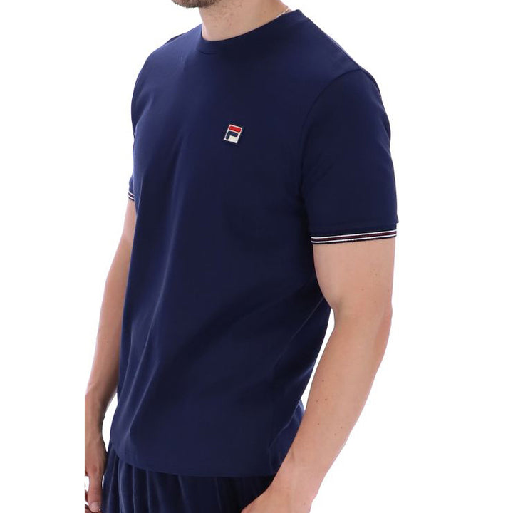 Fila Vintage Caleb T-Shirt Navy