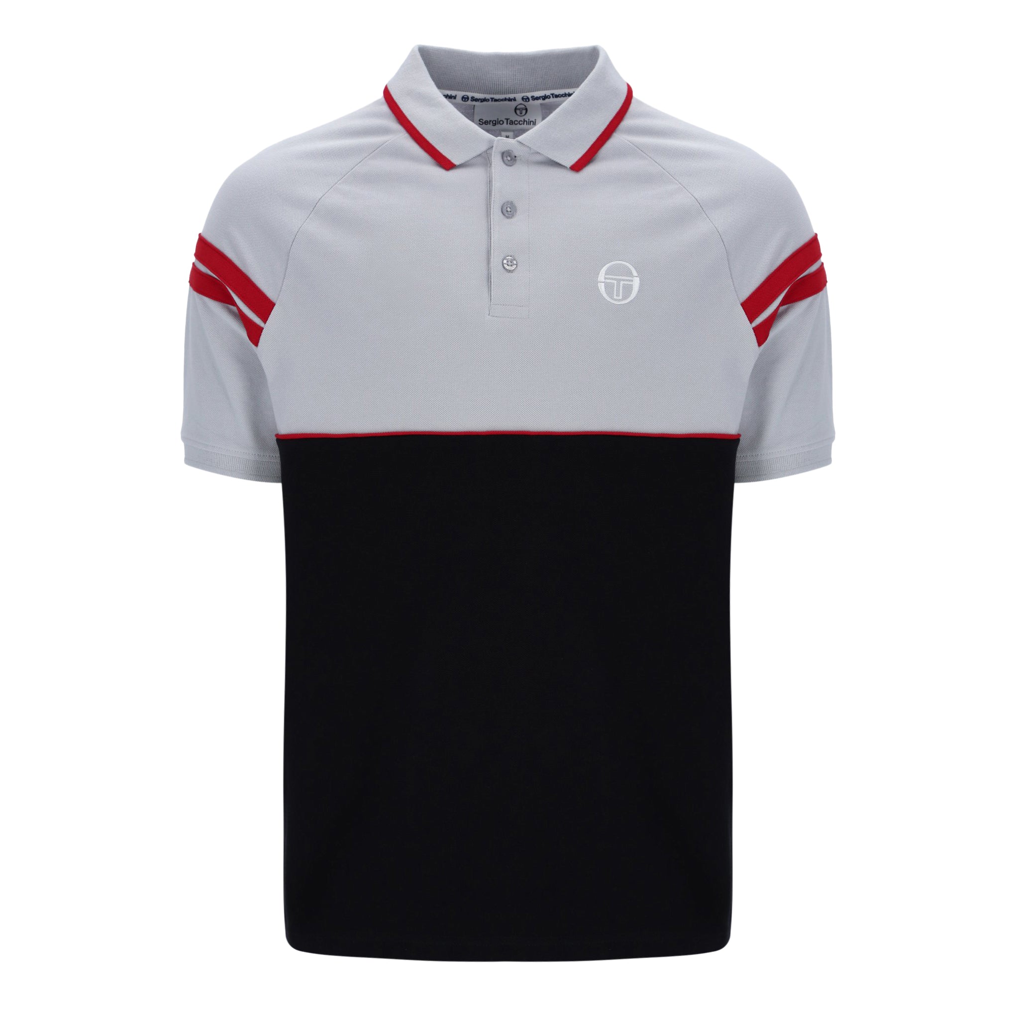 Sergio Tacchini Cambio Polo Shirt Grey/Black