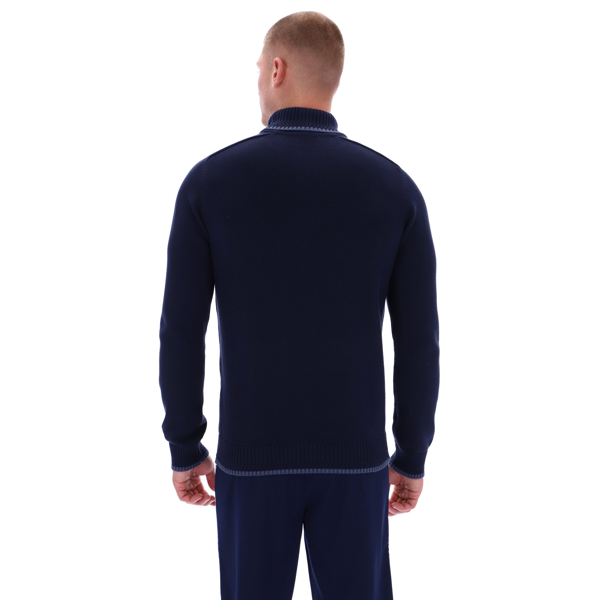 Sergio Tacchini Caruso Roll Neck Knit Navy