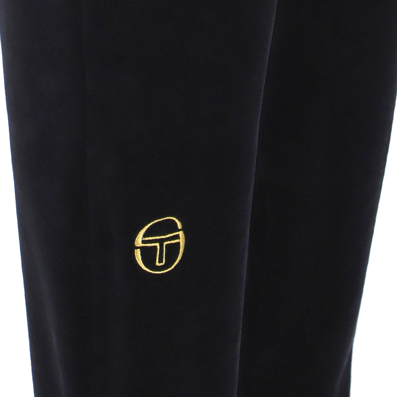 Sergio Tacchini Court Velour Track Pants Black