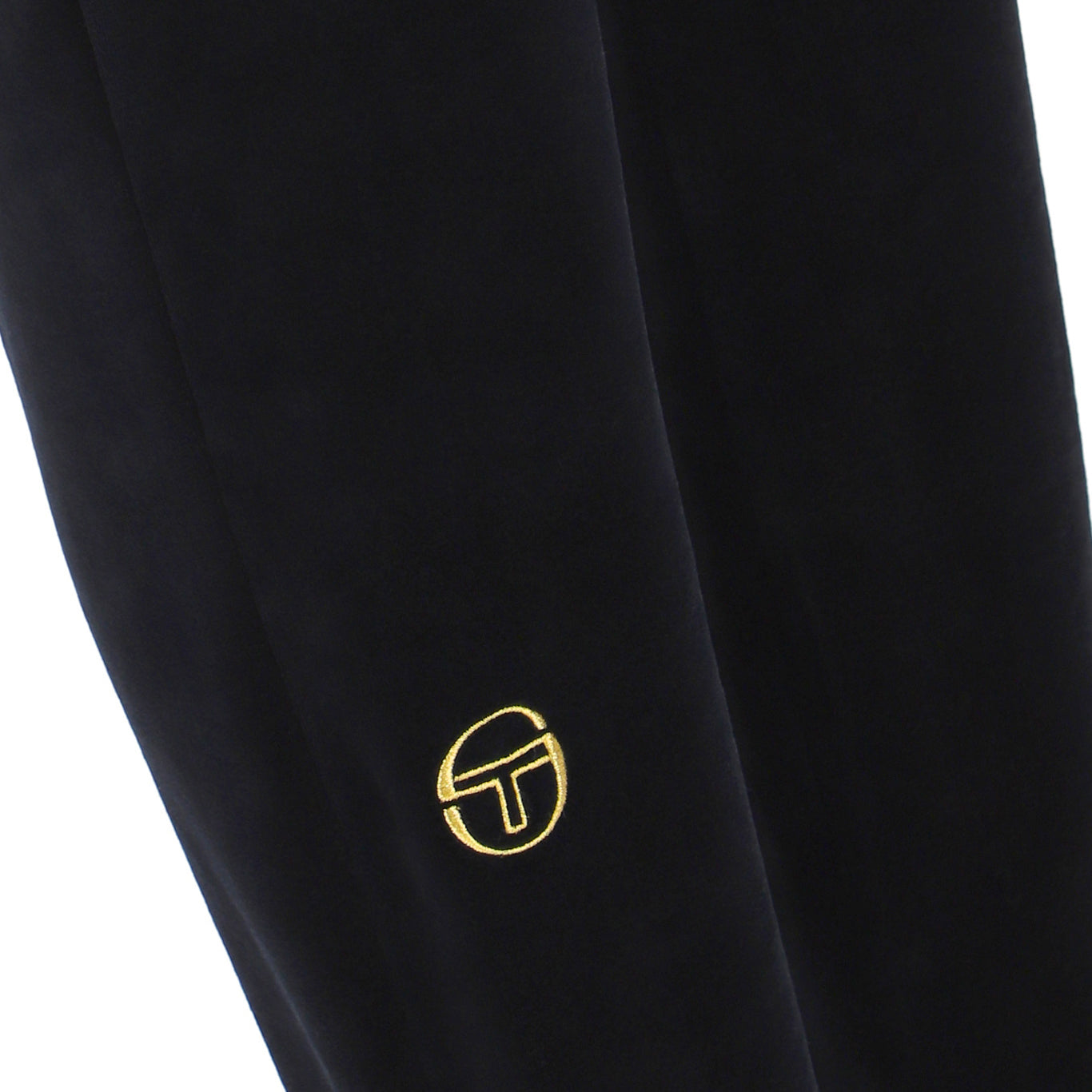 Sergio Tacchini Court Velour Track Pants Black