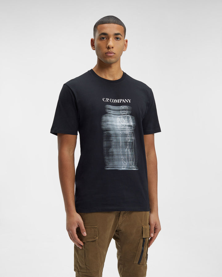 CP Company Blurry British Sailor T-Shirt Black