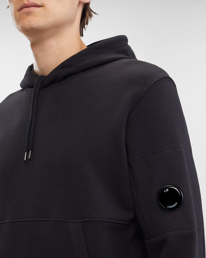 CP Company Lens Pullover Hoodie Black