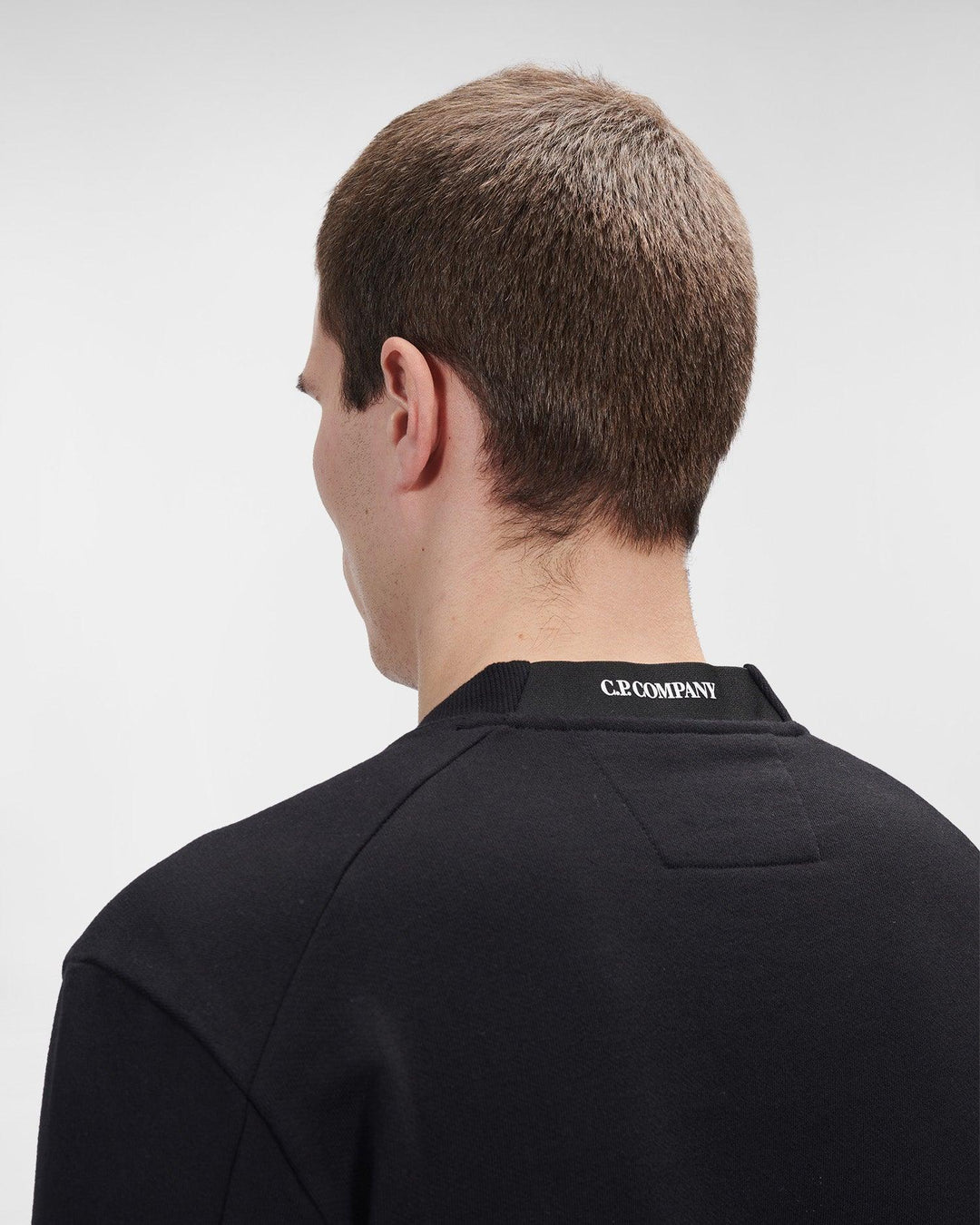 CP Company Lens Sweatshirt Black - Urban Menswear