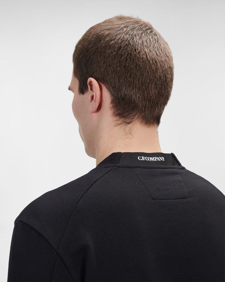 CP Company Lens Sweatshirt Black - Urban Menswear