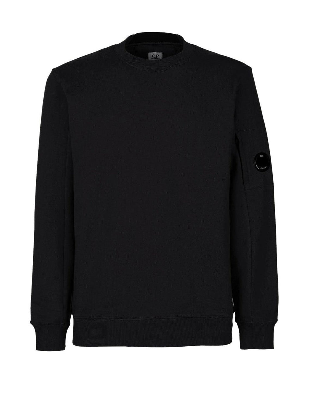 CP Company Lens Sweatshirt Black - Urban Menswear
