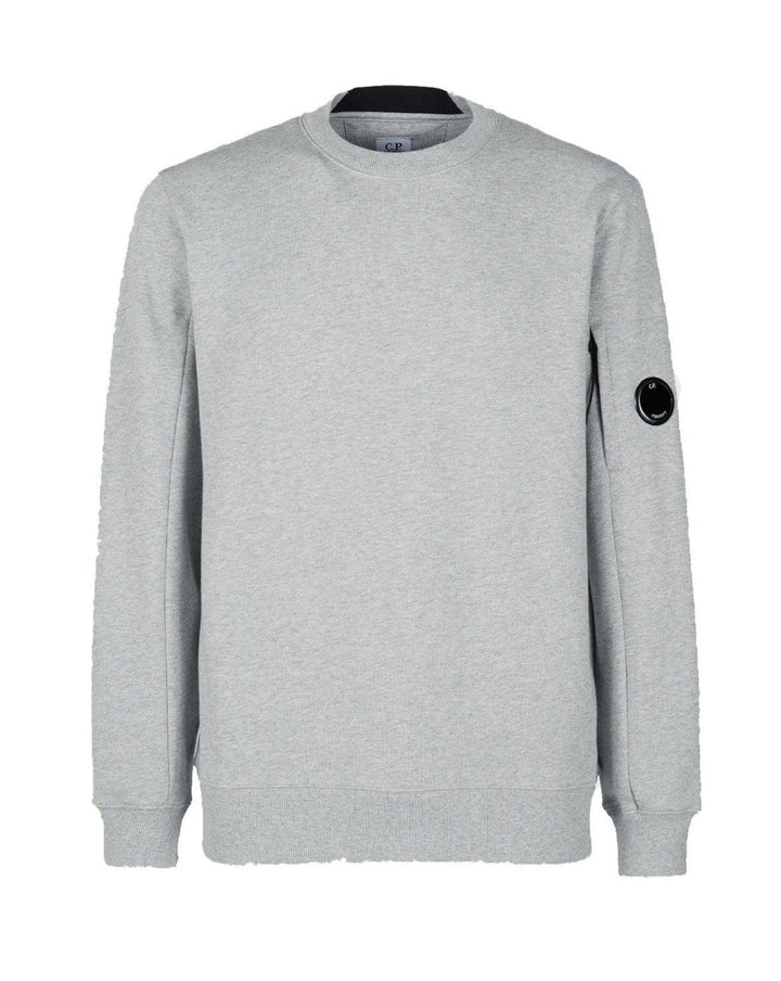 CP Company Lens Sweatshirt Grey Melange - Urban Menswear