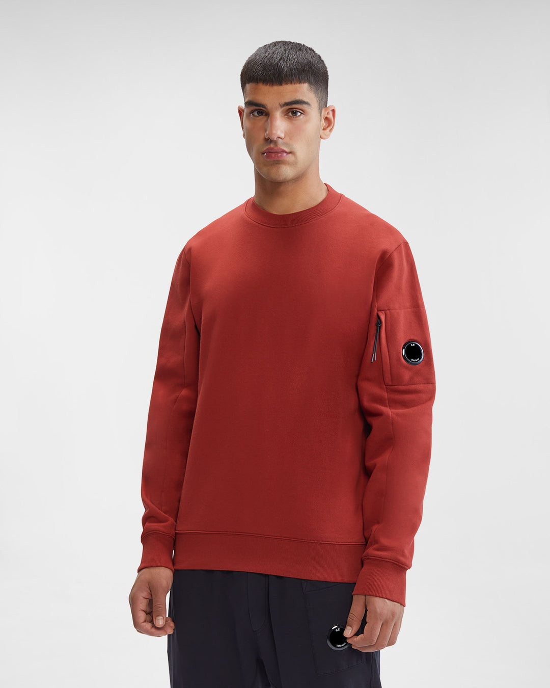 CP Company Lens Sweatshirt Red