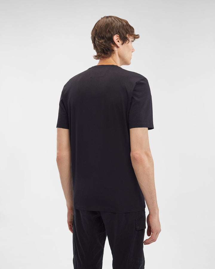 CP Company Label Logo T-Shirt Black