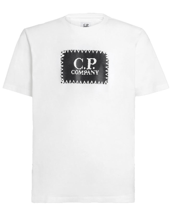 CP Company Label Logo T-Shirt White