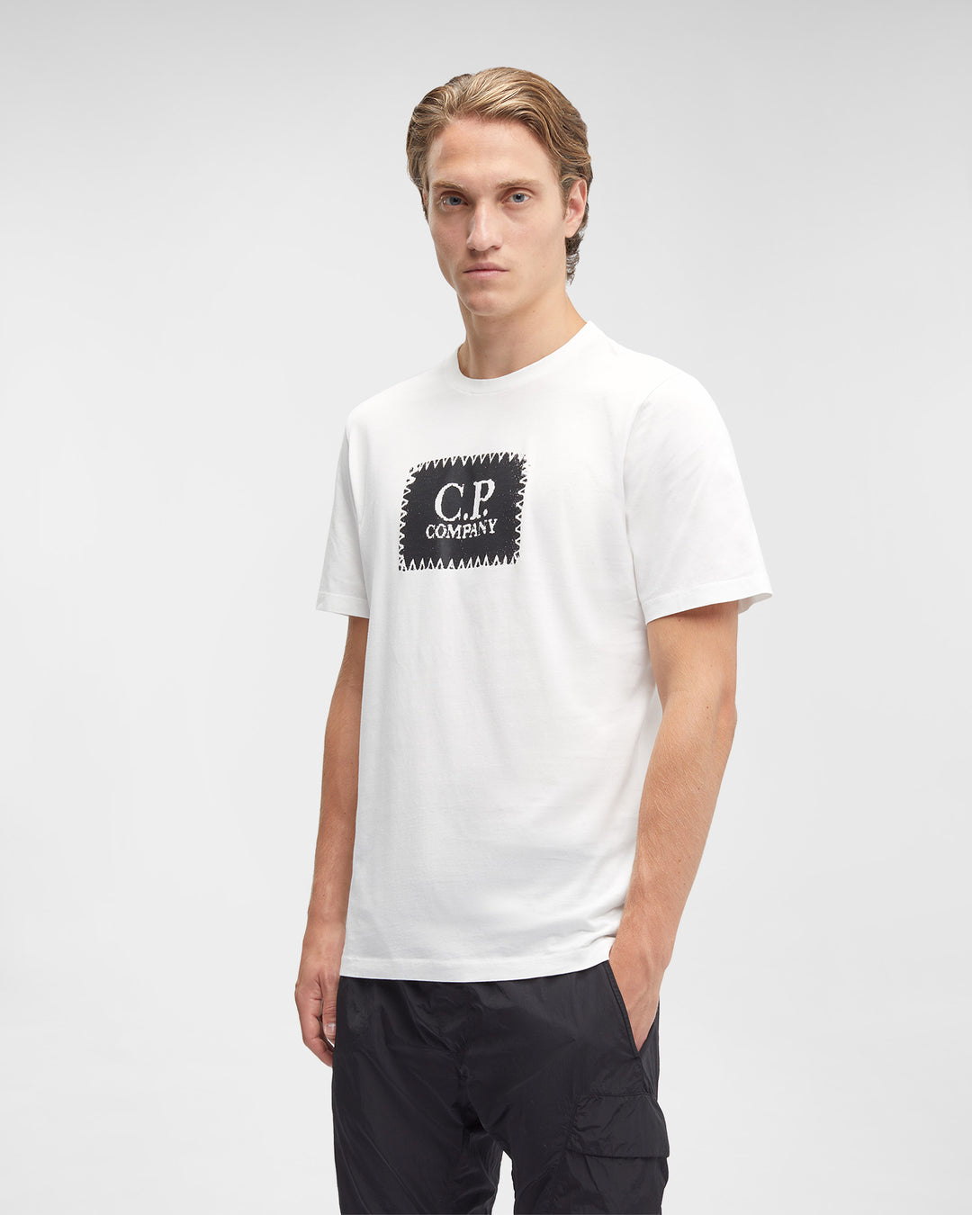CP Company Label Logo T-Shirt White