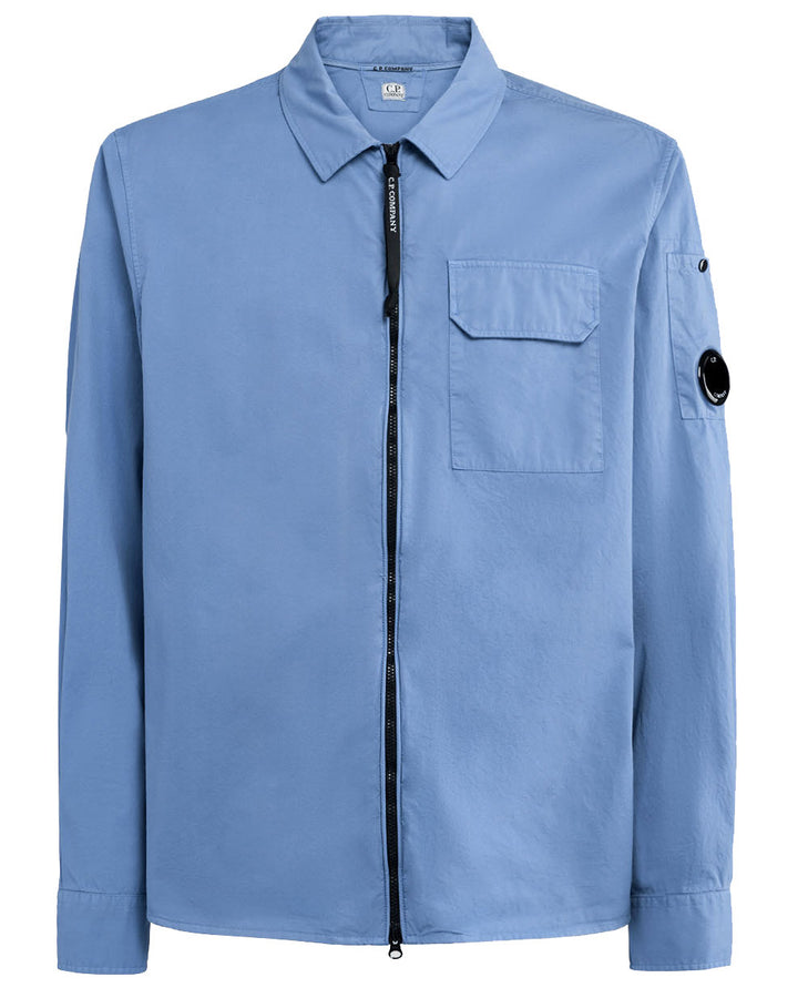 CP Company Lens Zip Overshirt Riviera