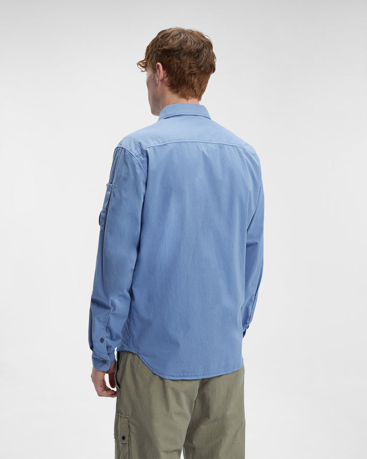 CP Company Lens Zip Overshirt Riviera