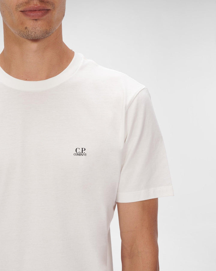 CP Company Small Logo T-Shirt White - Urban Menswear