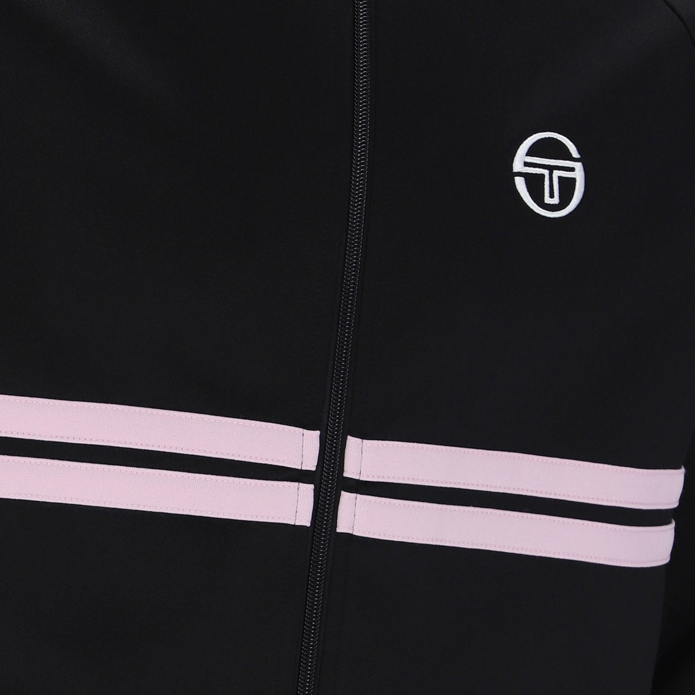 Sergio Tacchini Dallas Track Top Black/Pink
