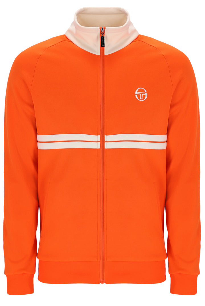 Sergio Tacchini Dallas Track Top Orange/Cream - Urban Menswear