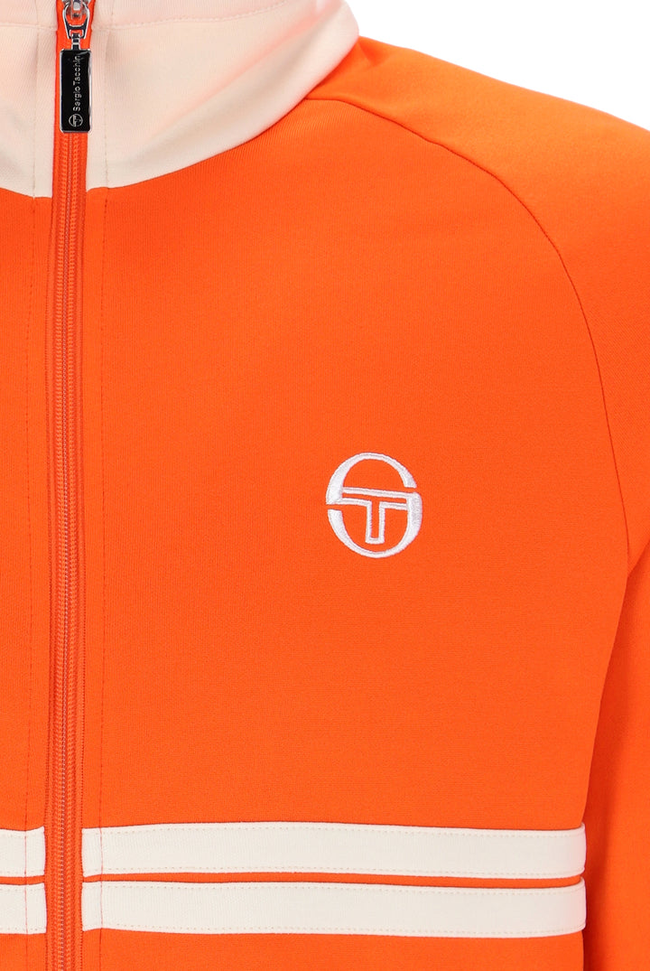Sergio Tacchini Dallas Track Top Orange/Cream - Urban Menswear