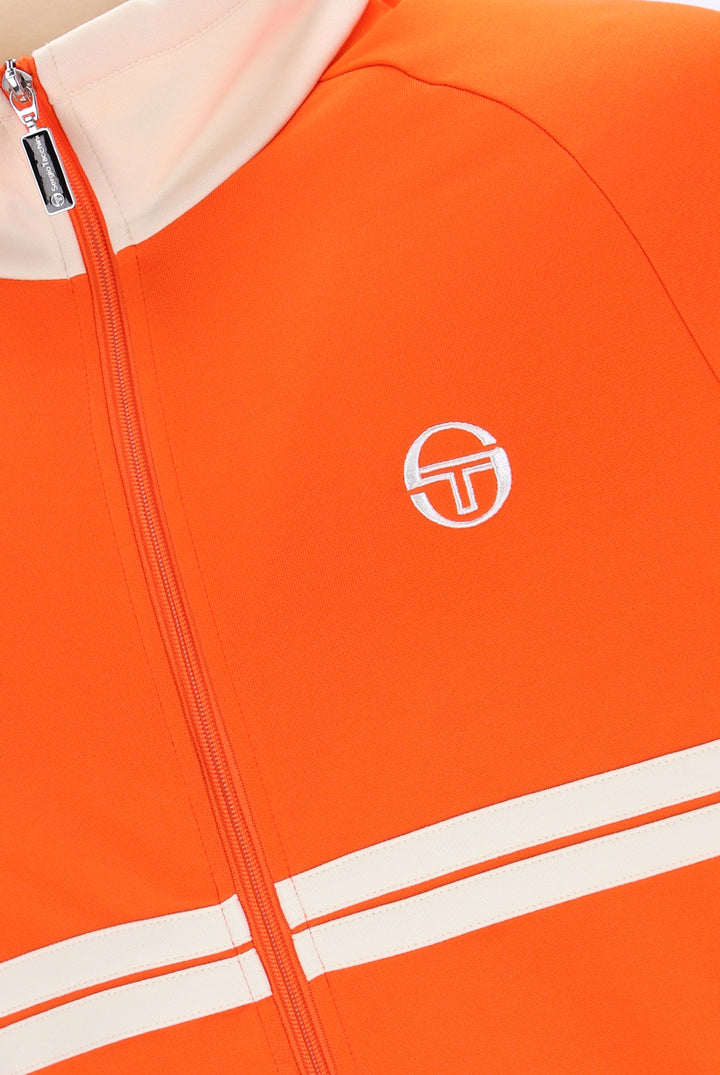 Sergio Tacchini Dallas Track Top Orange/Cream - Urban Menswear