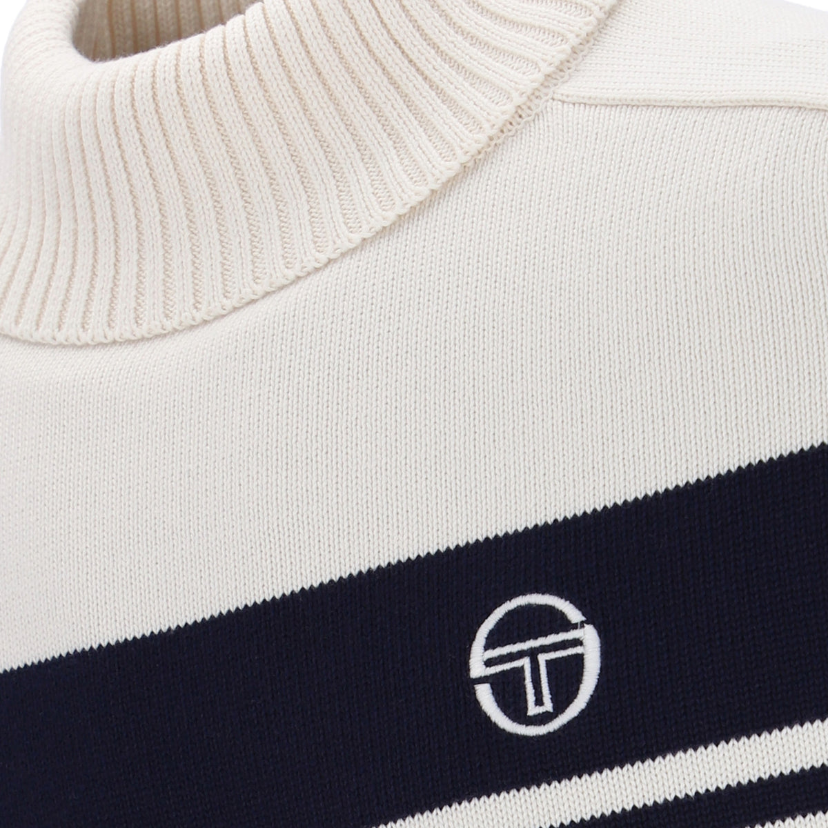 Sergio Tacchini Damarindo Knit Roll Neck White