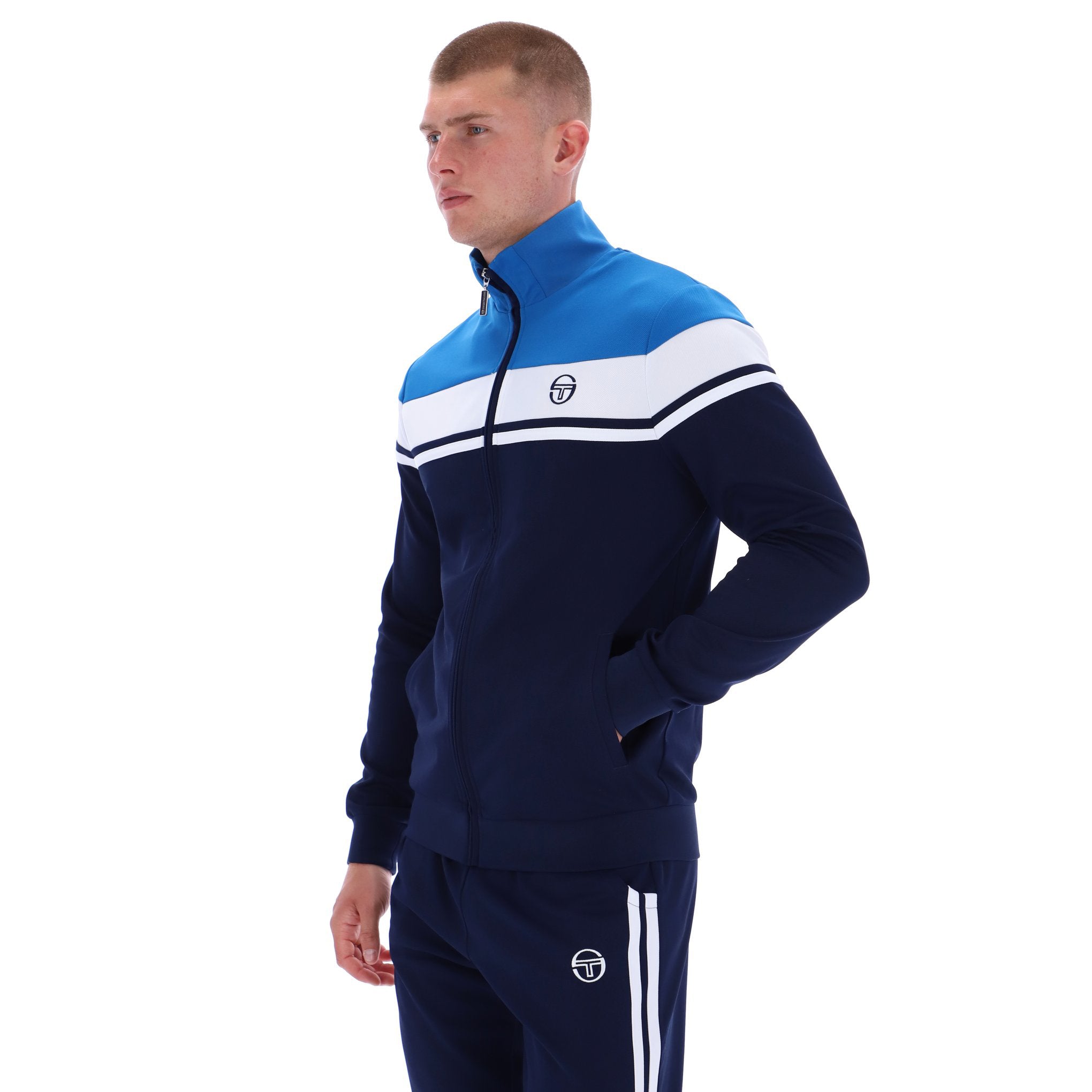 Sergio Tacchini Damarindo Track Top Royal Blue