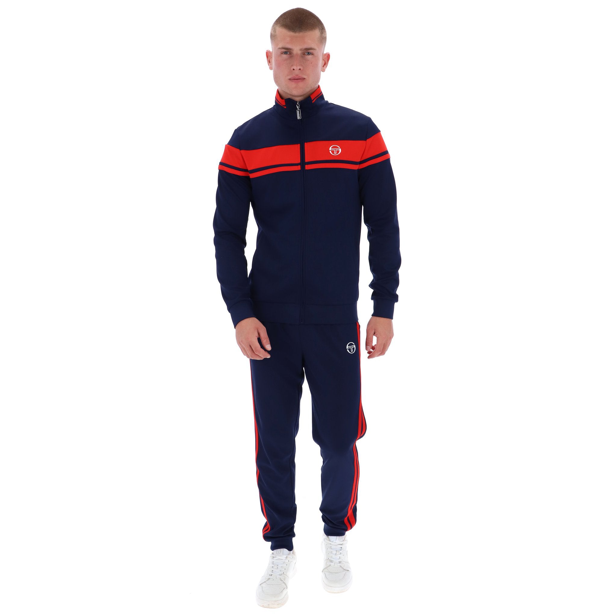 Sergio Tacchini Damarindo Track Top Navy/Red