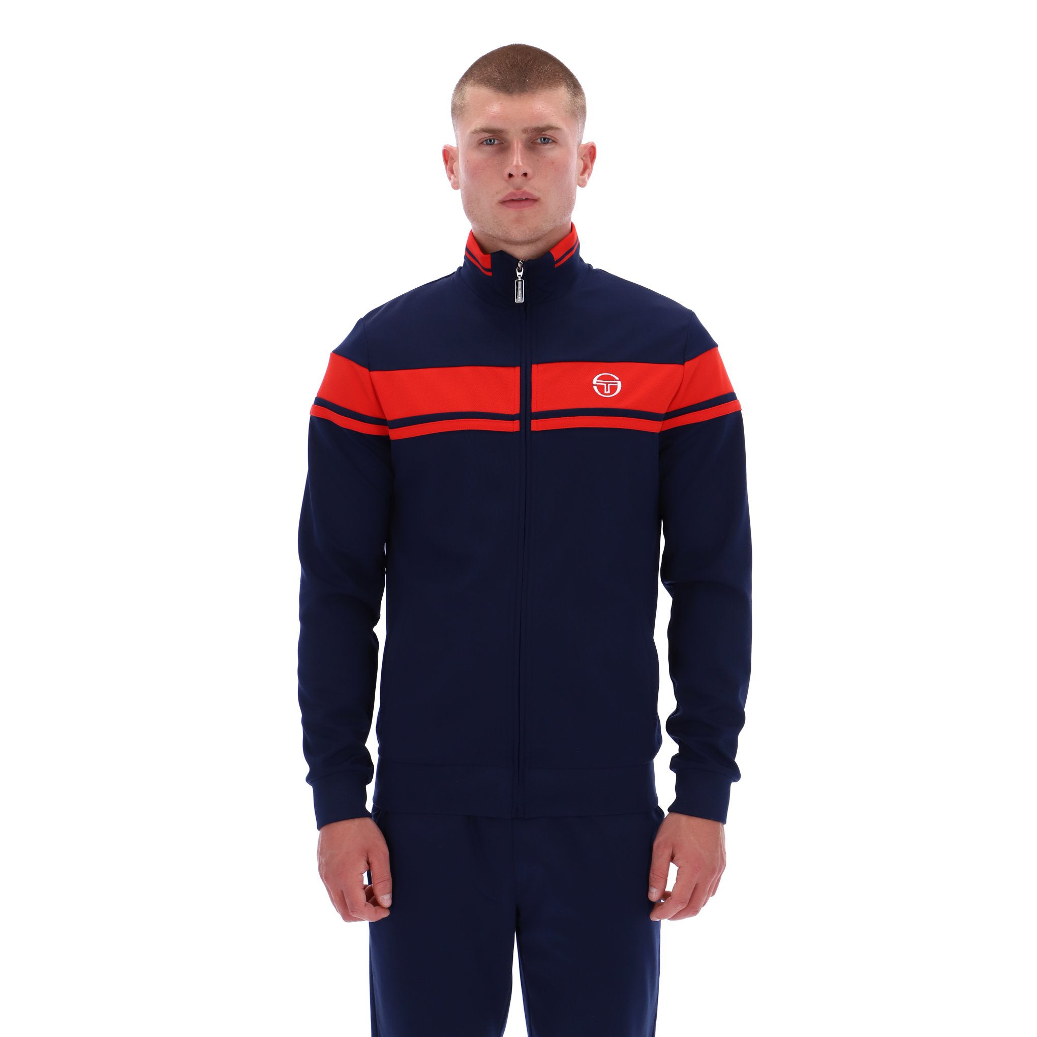 Sergio Tacchini Damarindo Track Top Navy/Red