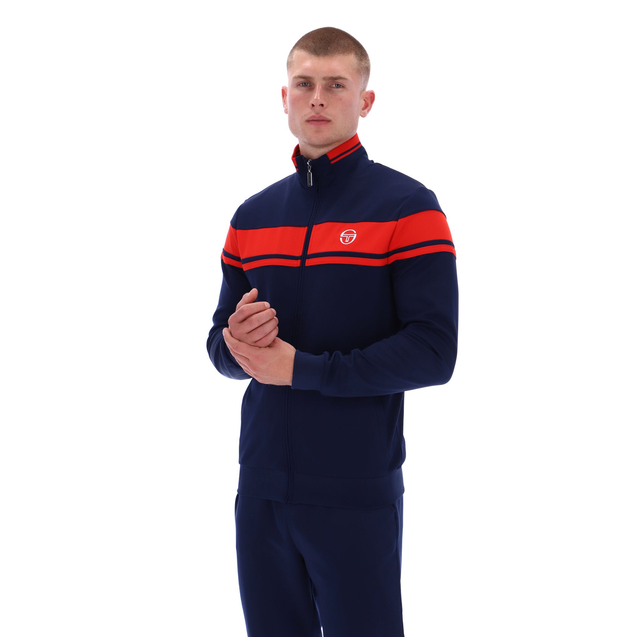 Sergio Tacchini Damarindo Track Top Navy/Red