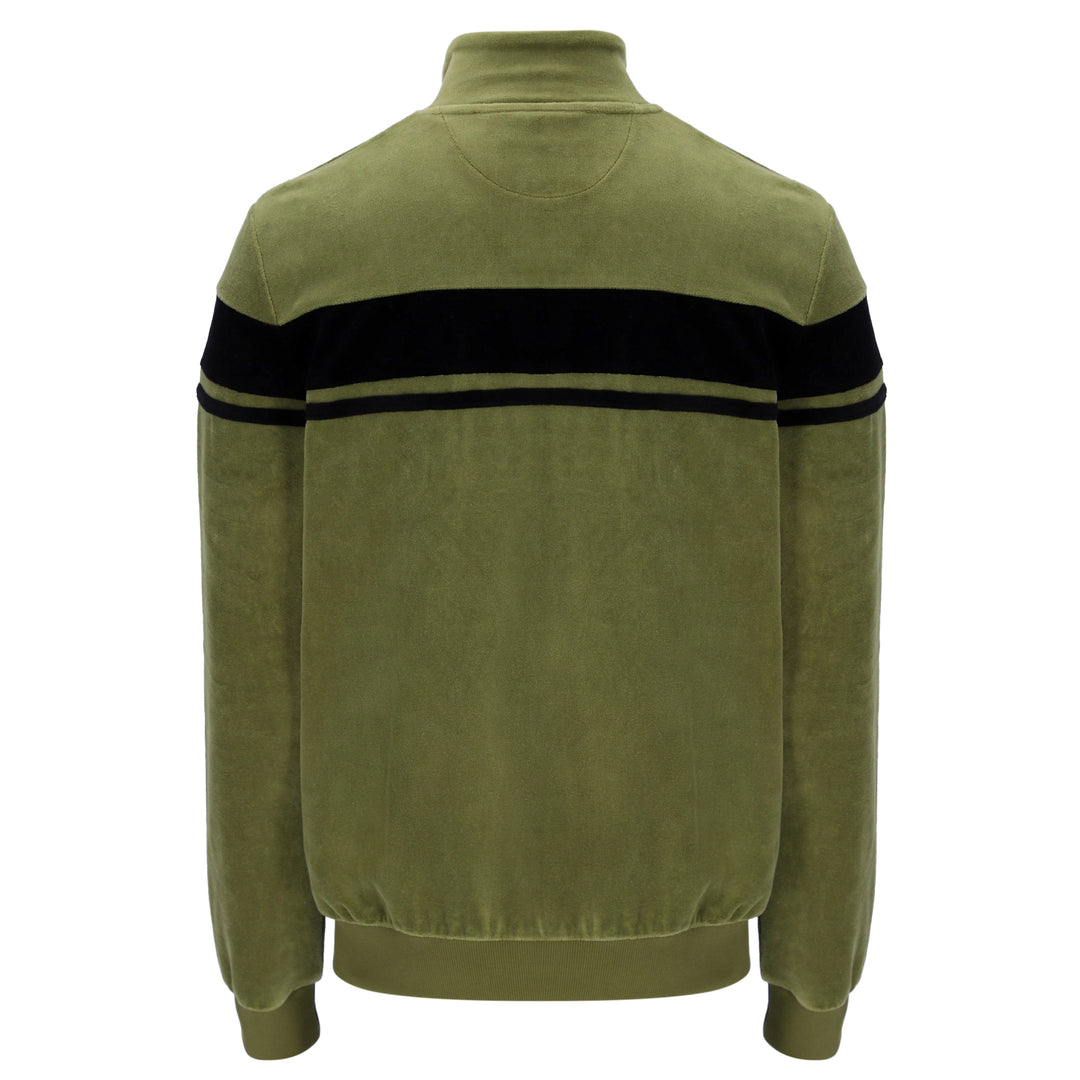 Sergio Tacchini Damarindo Velour Track Top Green
