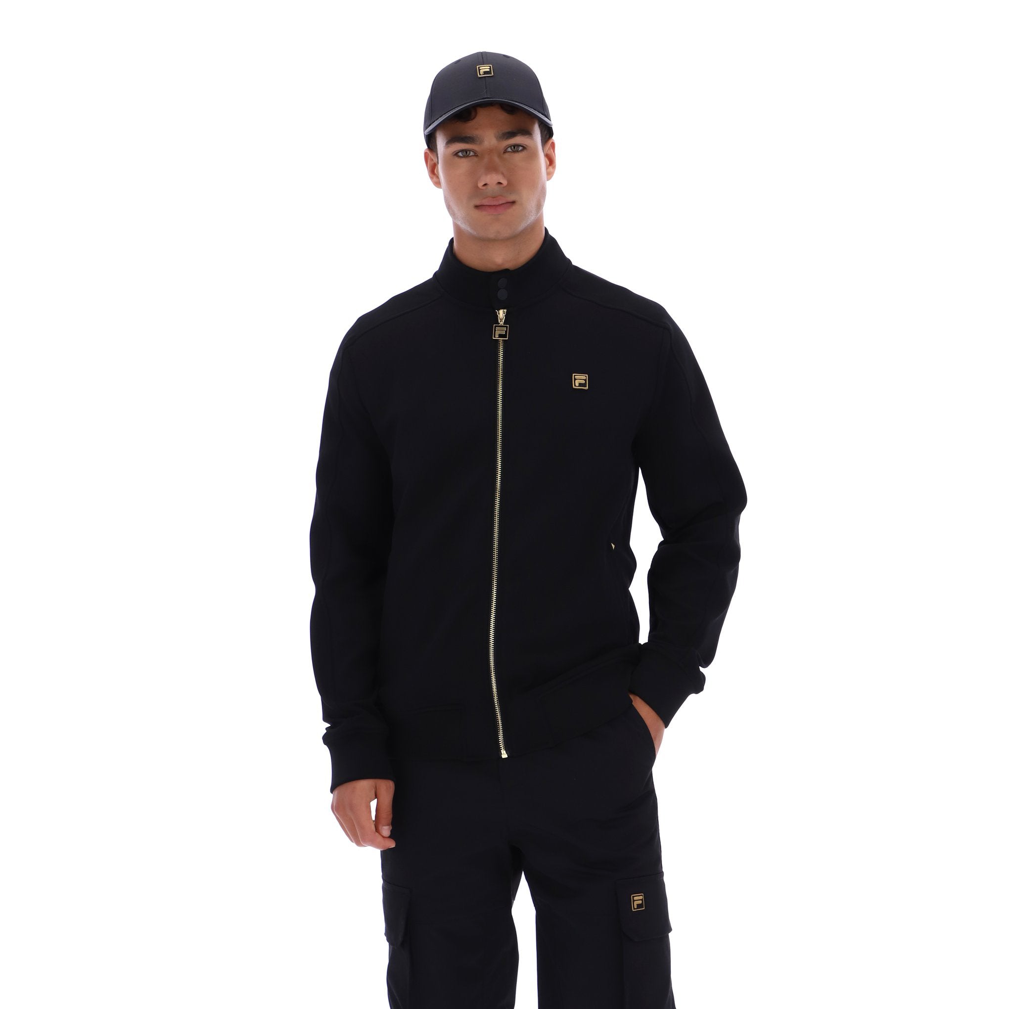 Fila Gold Davey Track Top Black