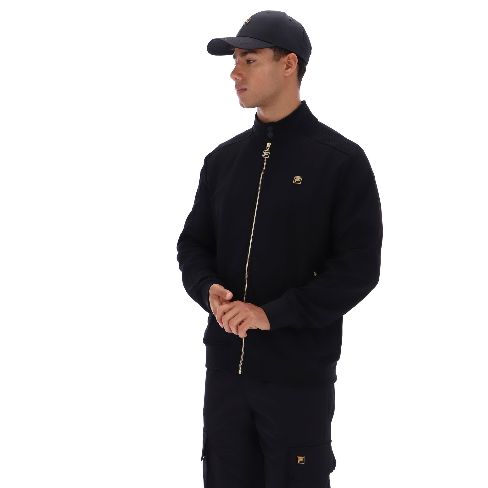 Fila Gold Davey Track Top Black