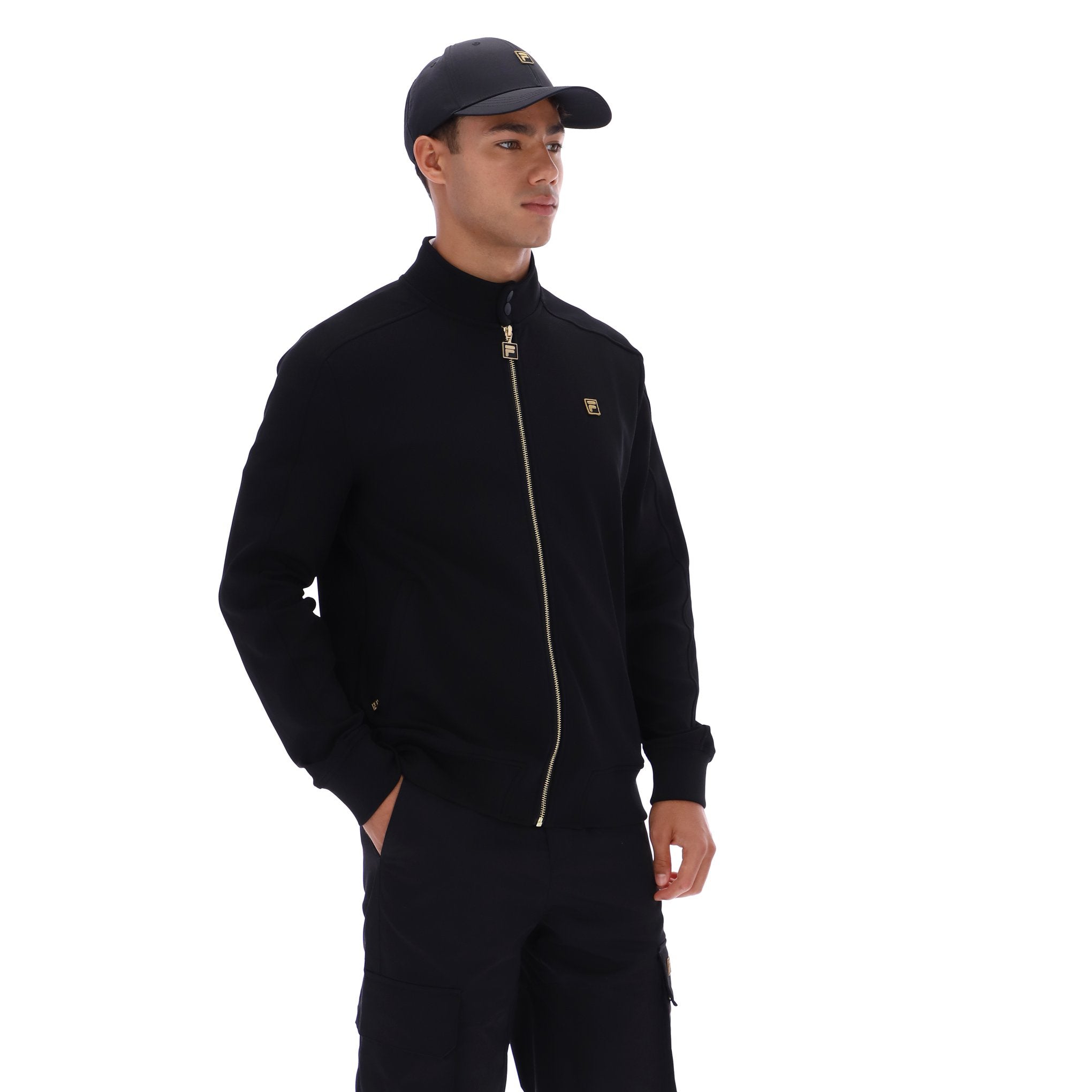 Fila Gold Davey Track Top Black