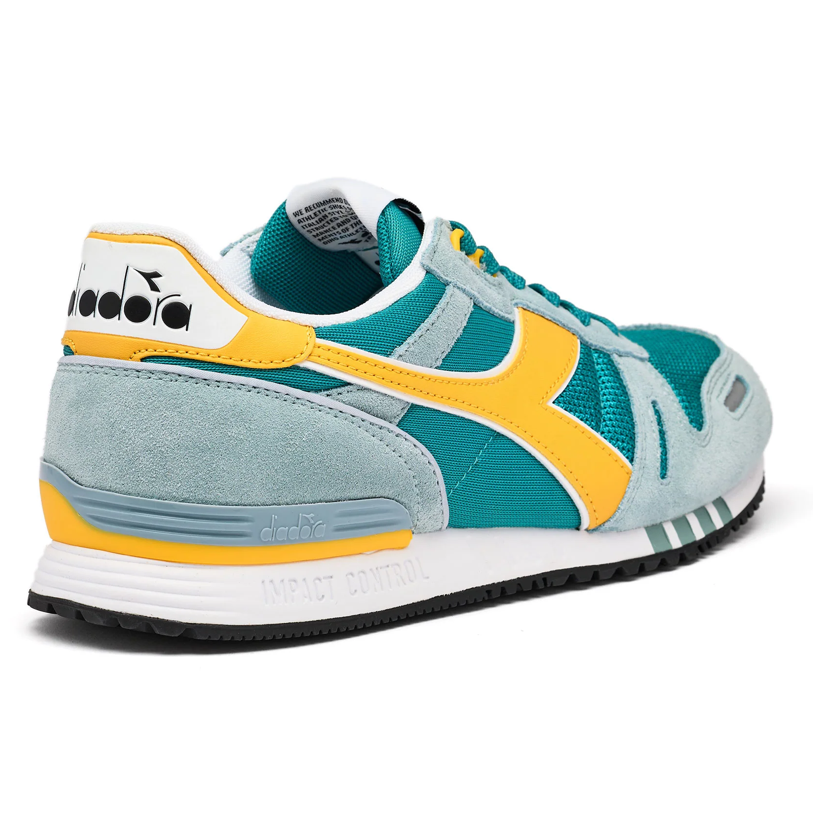 Diadora Titan Trainers Sky/Yellow