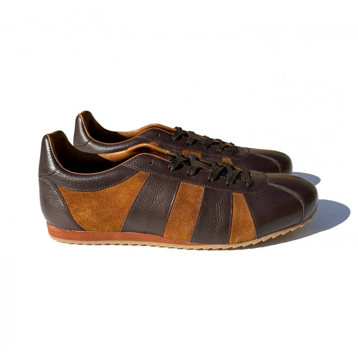 Delicious Junction Chad Leather Trainers Brown