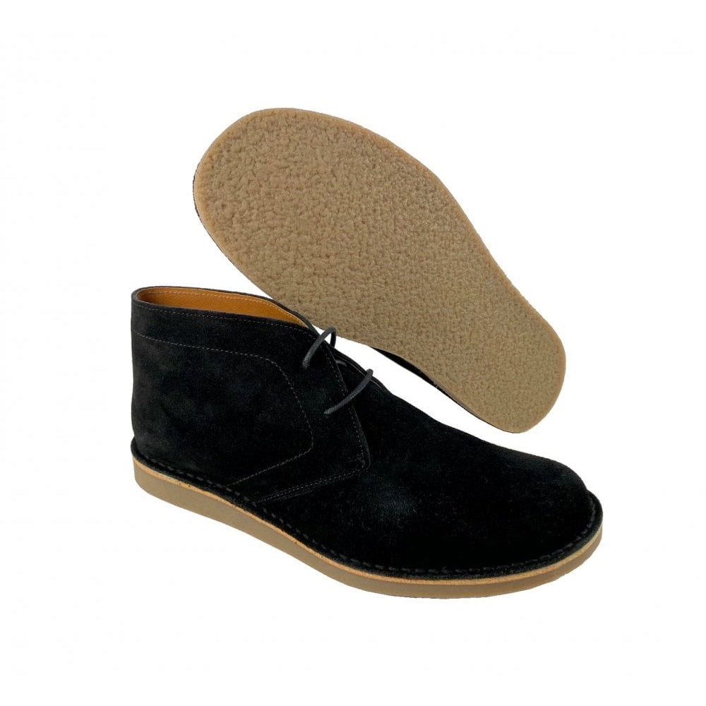 Delicious Junction Crowley Desert Boots Black - Urban Menswear