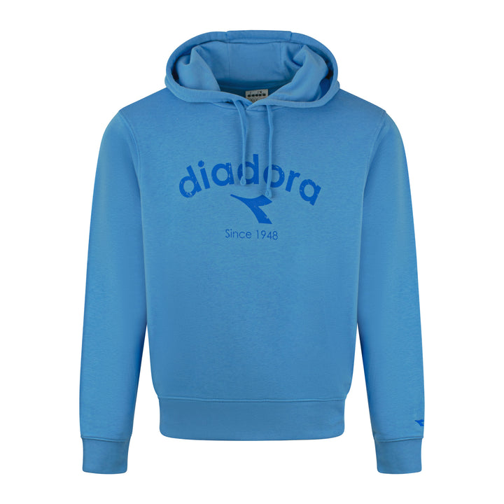 Diadora Logo Hoodie Pacific Blue