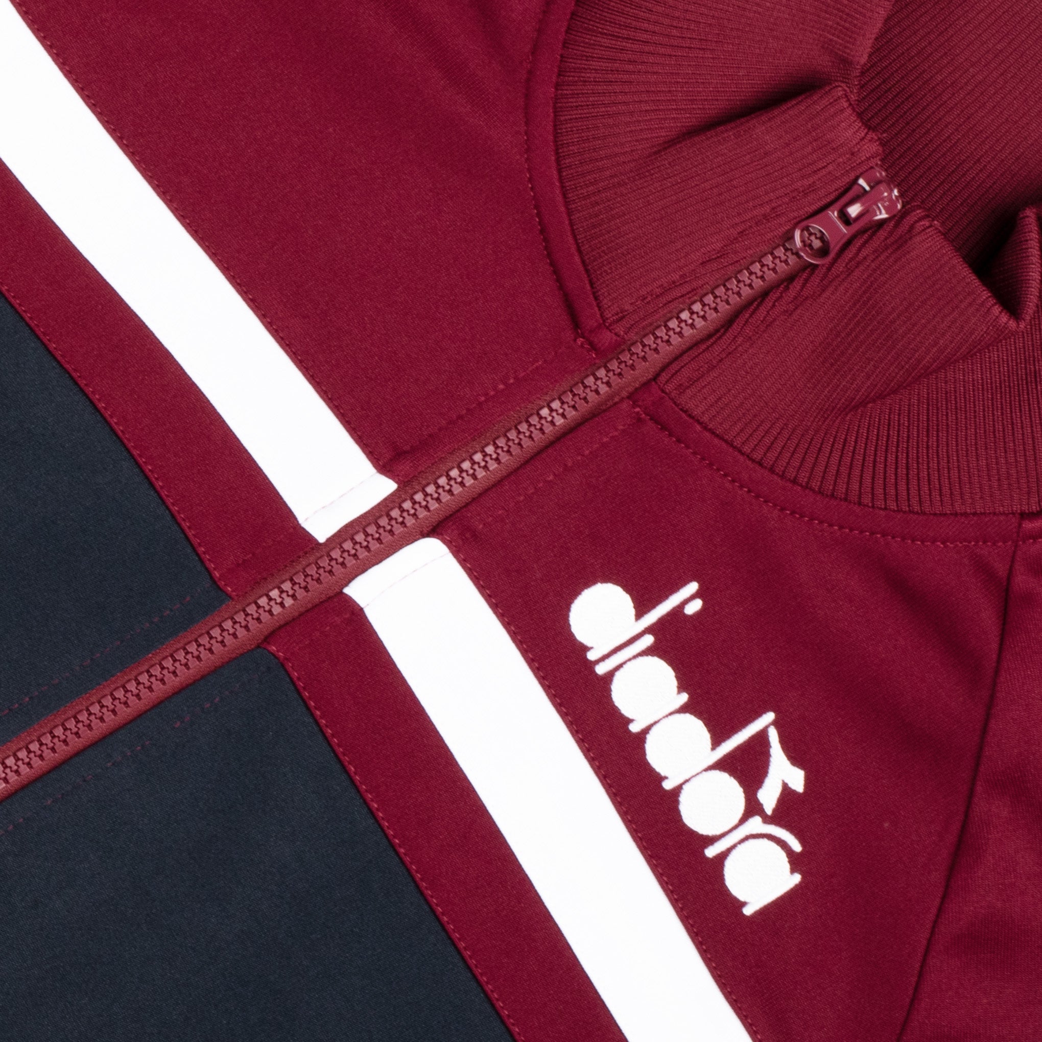 Diadora 80's Track Top Claret/Navy