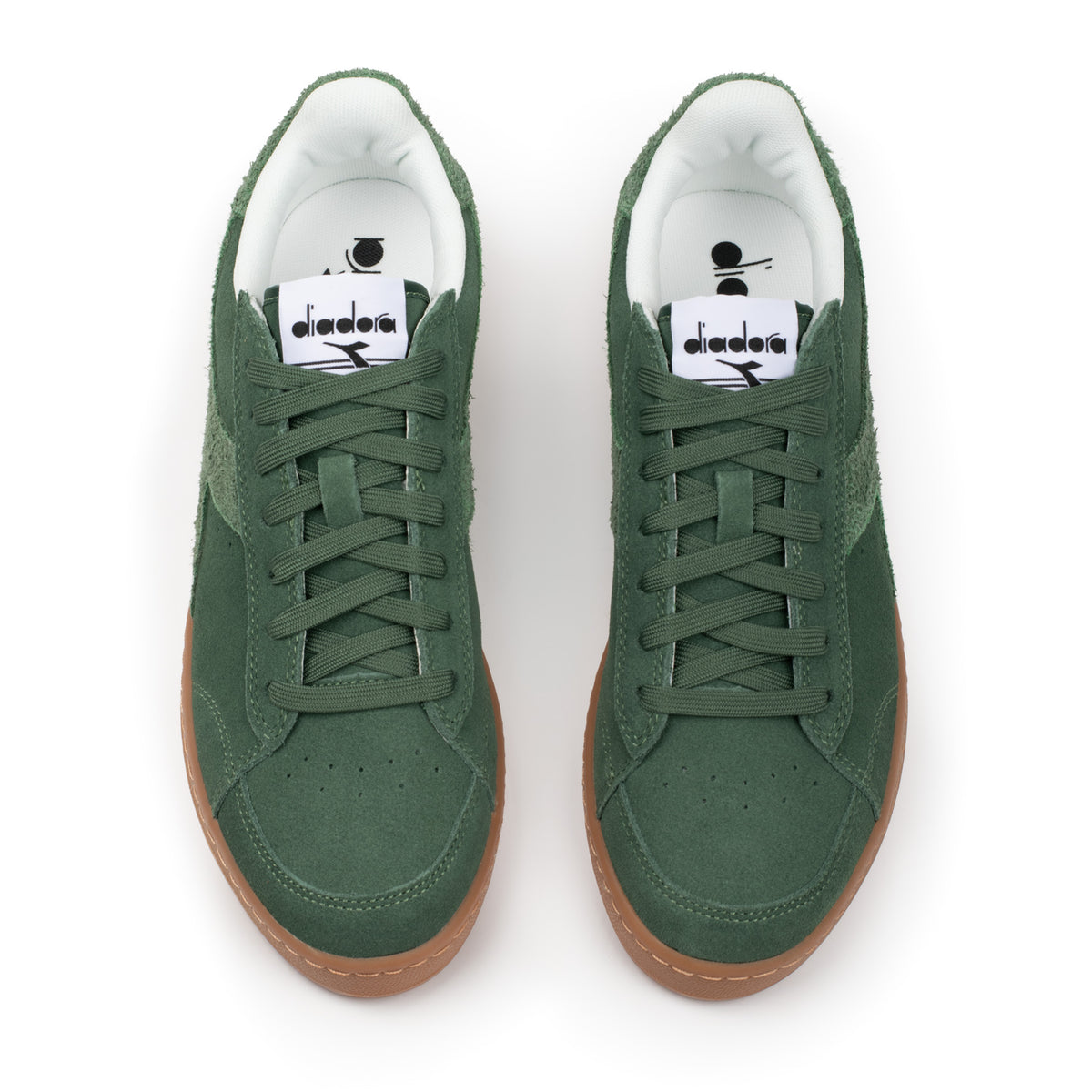 Diadora Suede Game Low Trainers Green