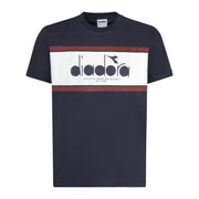 Diadora Stripe T-Shirt Navy