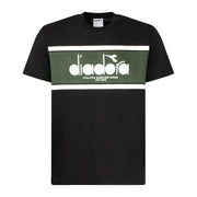 Diadora Stripe T-Shirt Black