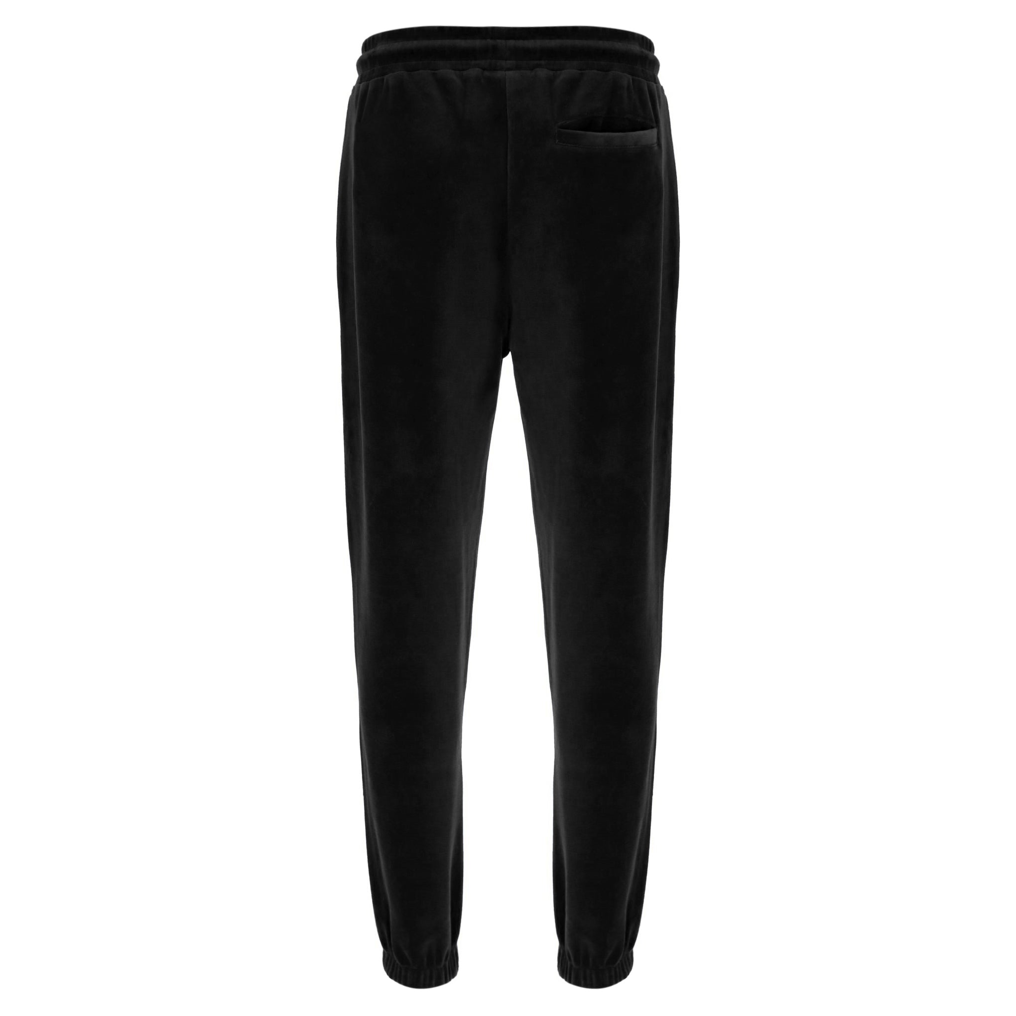 Men's Fila Vintage Eddie Velour Tracksuit Pants Black – Urban