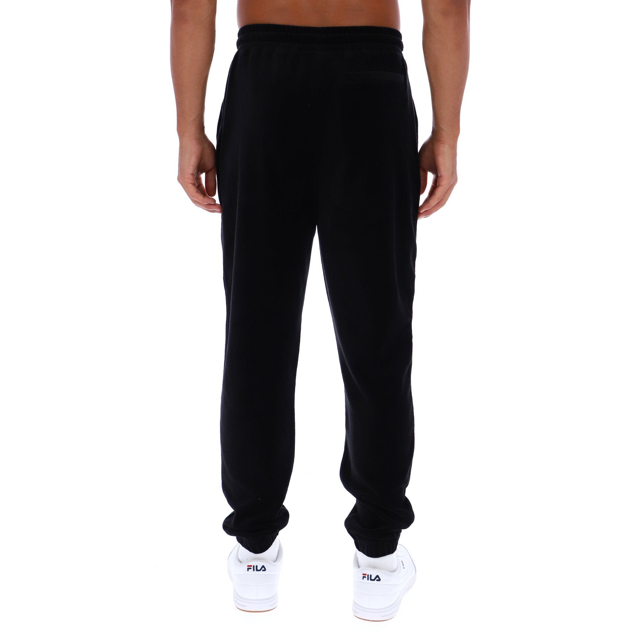 Fila Vintage Eddie Velour Track Pants Black