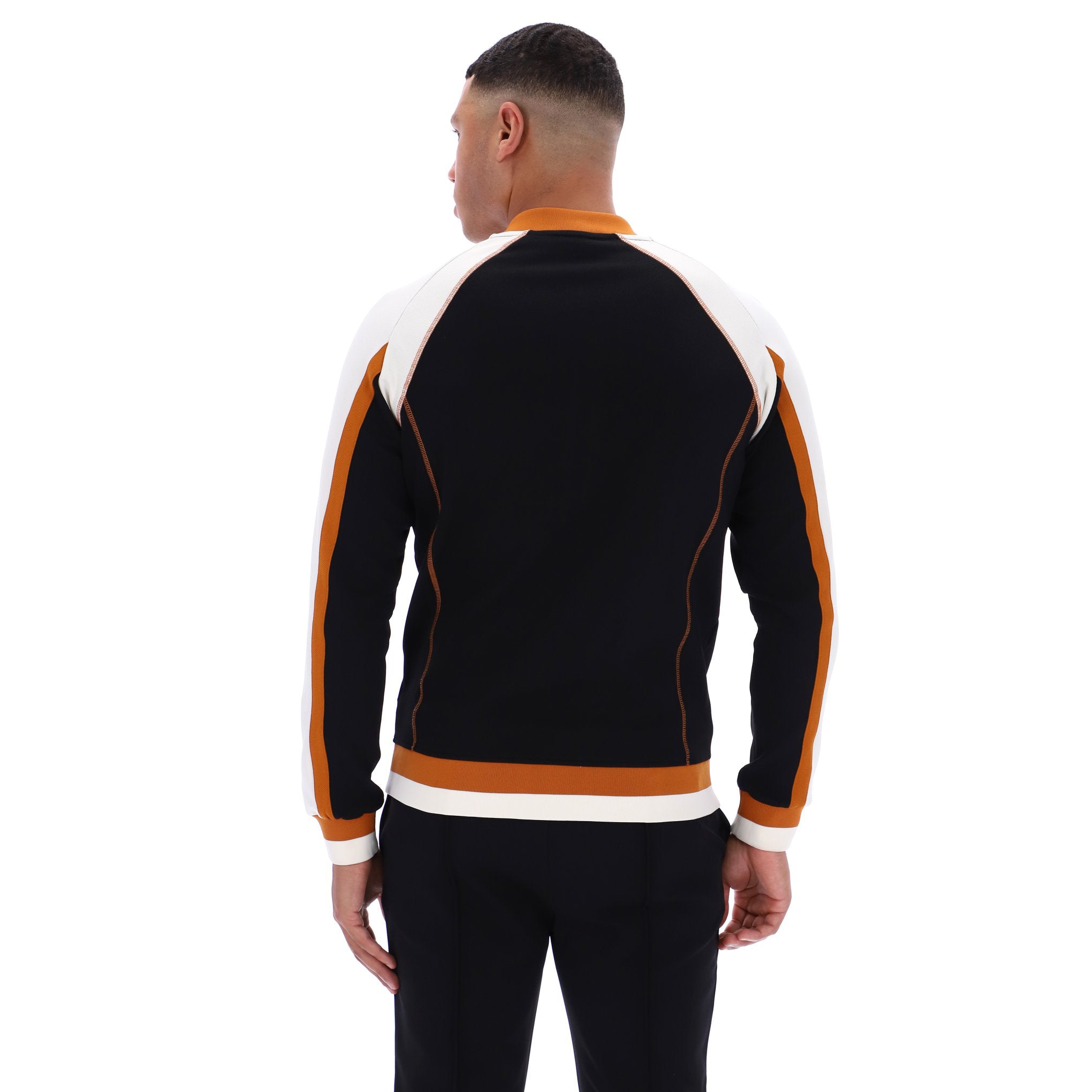 Fila Vintage Eliot Track Top Black/Orange