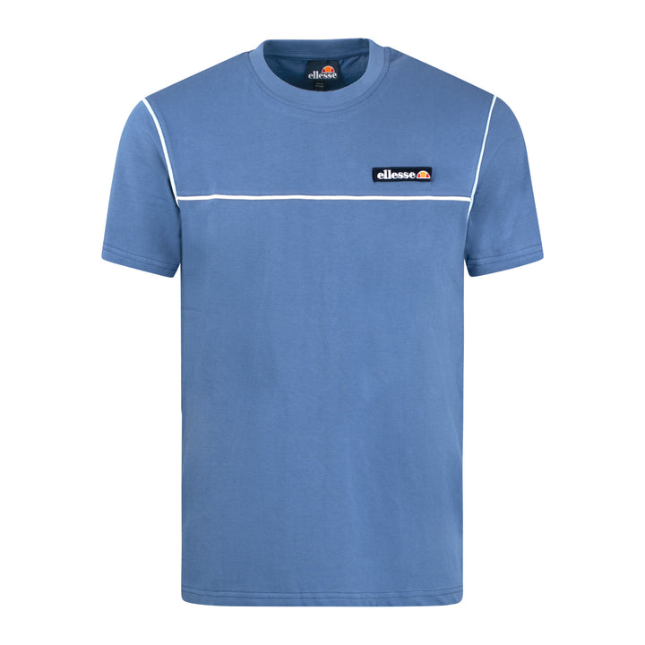 Ellesse Sacco Piping T-Shirt Blue