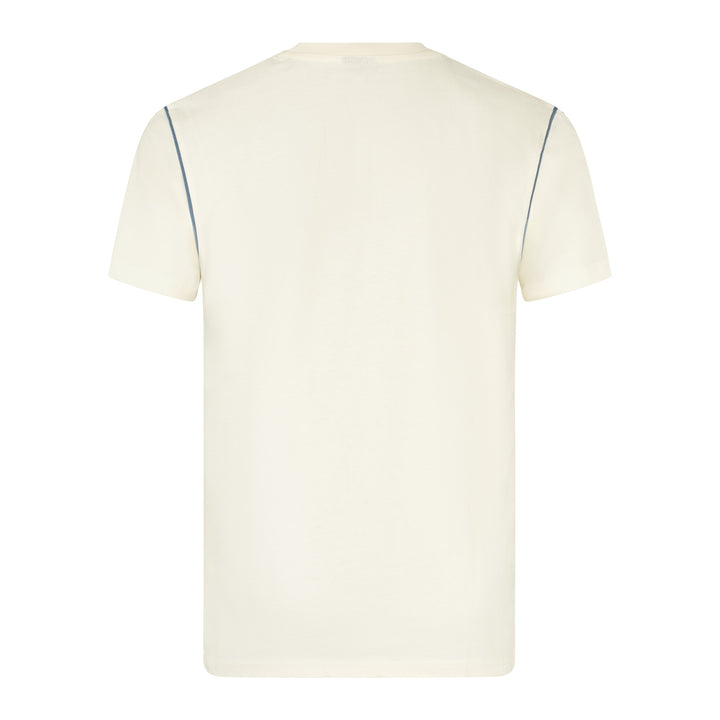 Ellesse Sacco Piping T-Shirt Cream