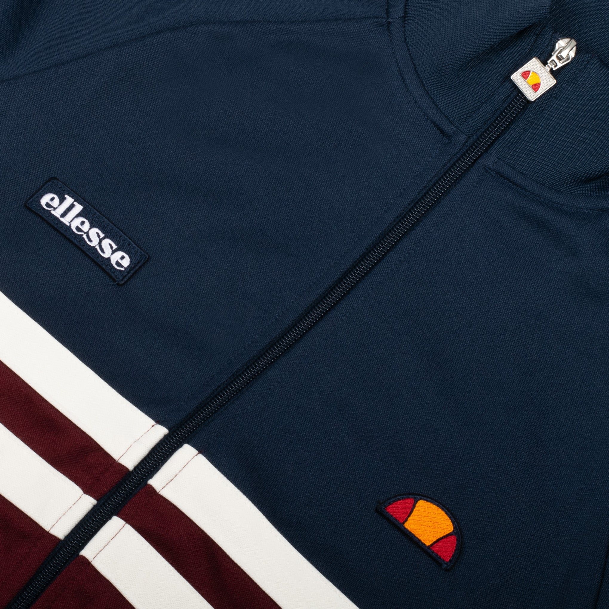 Ellesse Rimini Track Top Burgundy/Navy