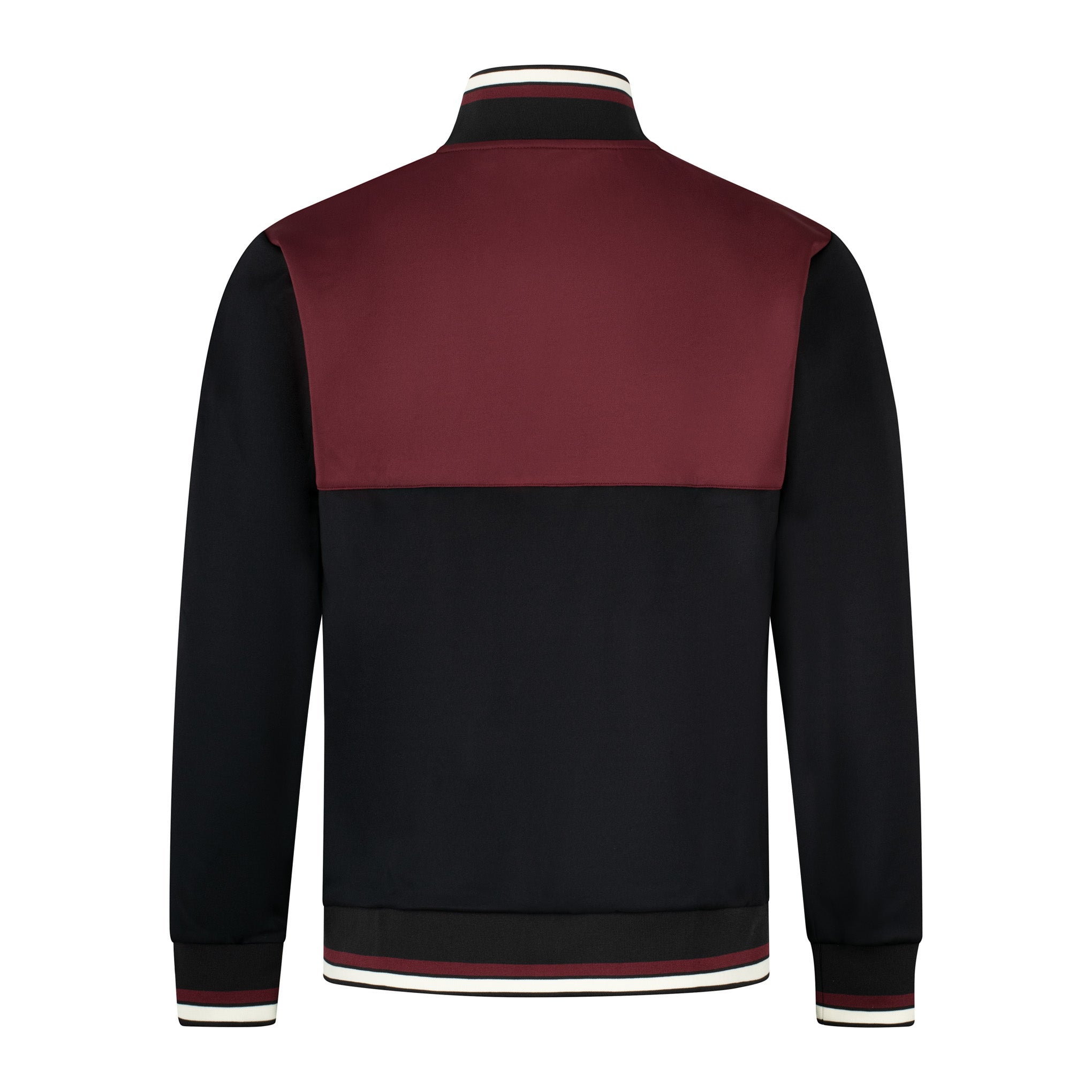 Ellesse Vignola Track Top Black/Burgundy