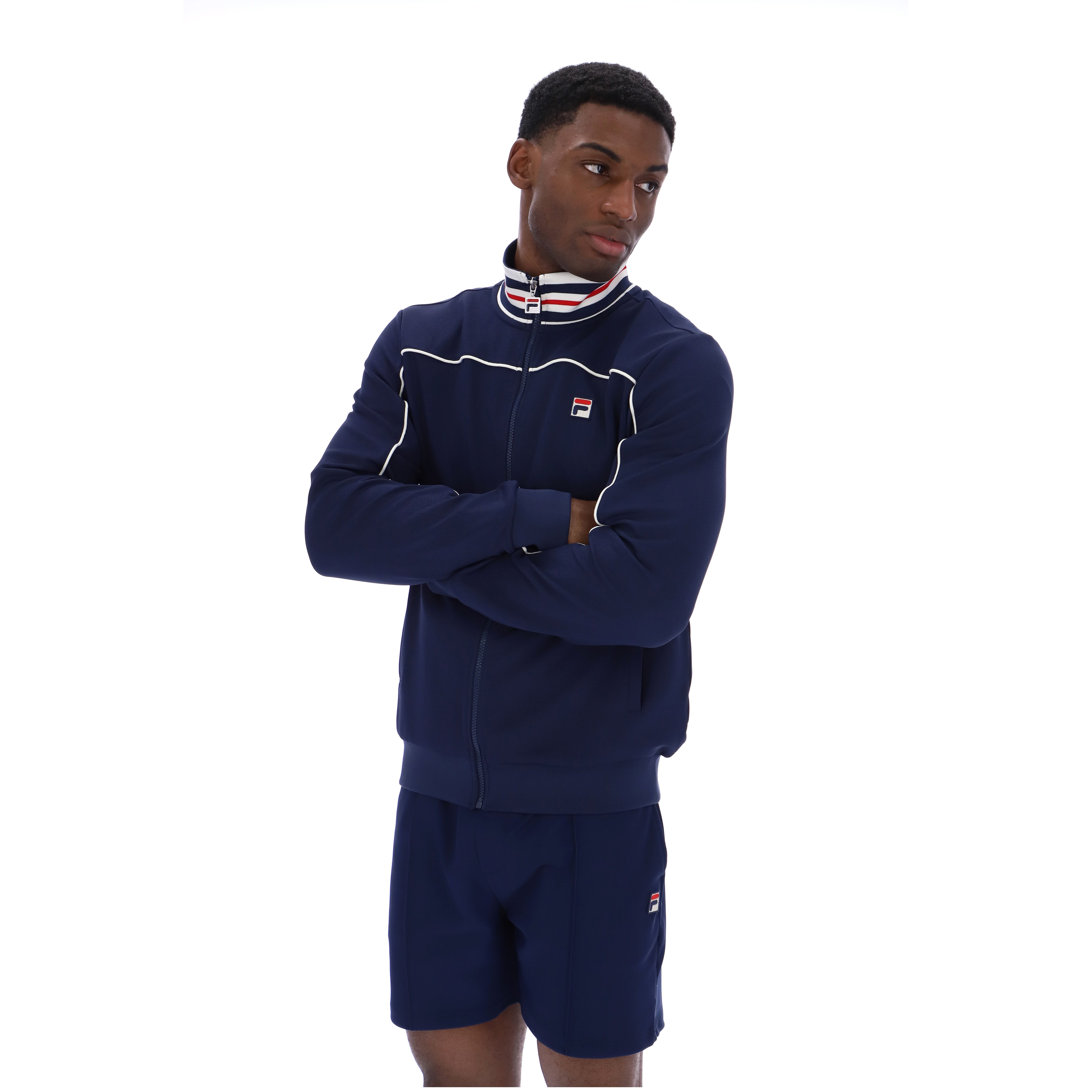 Fila Vintage Federico Track Top Navy