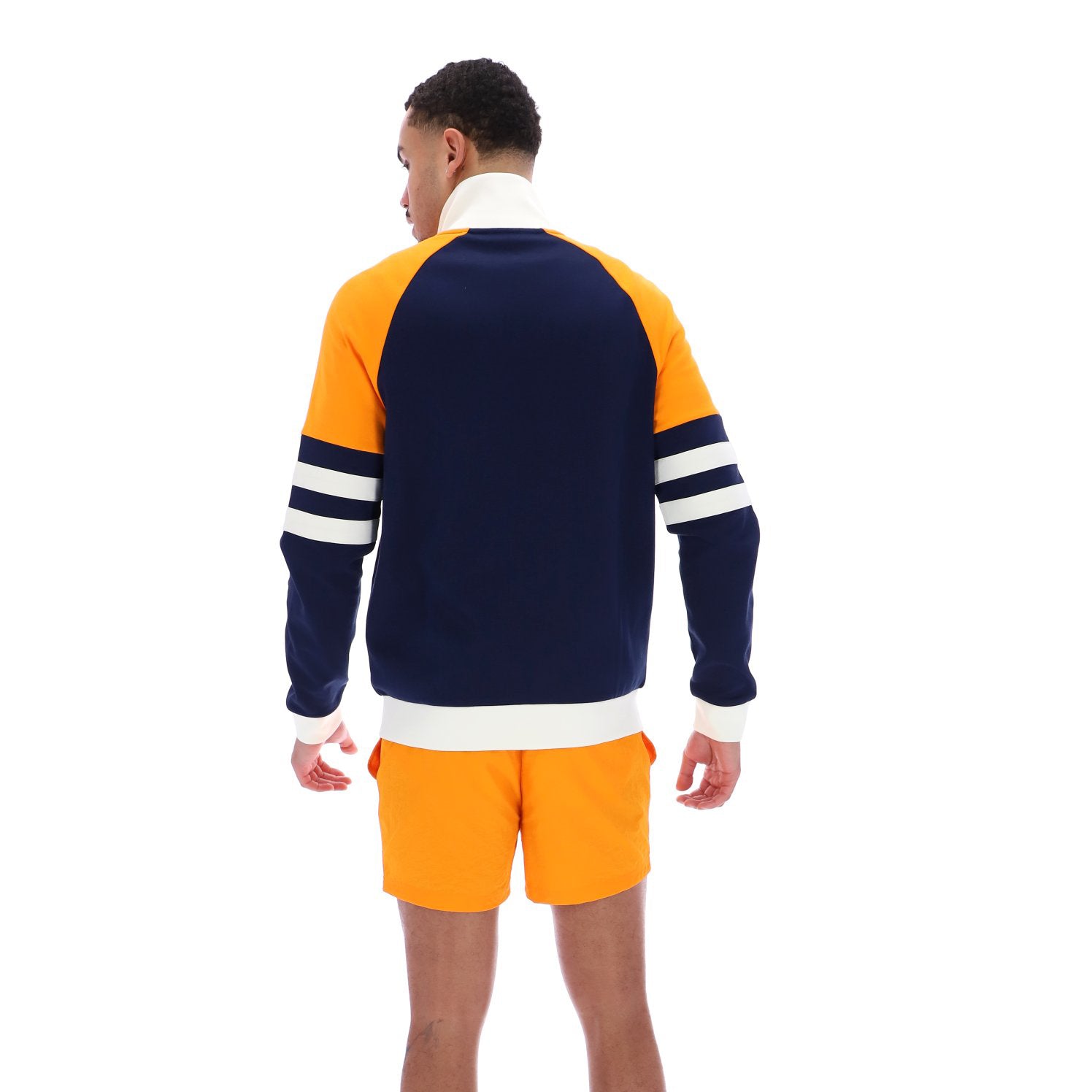 Fila Vintage Founder Track Top Navy/Orange