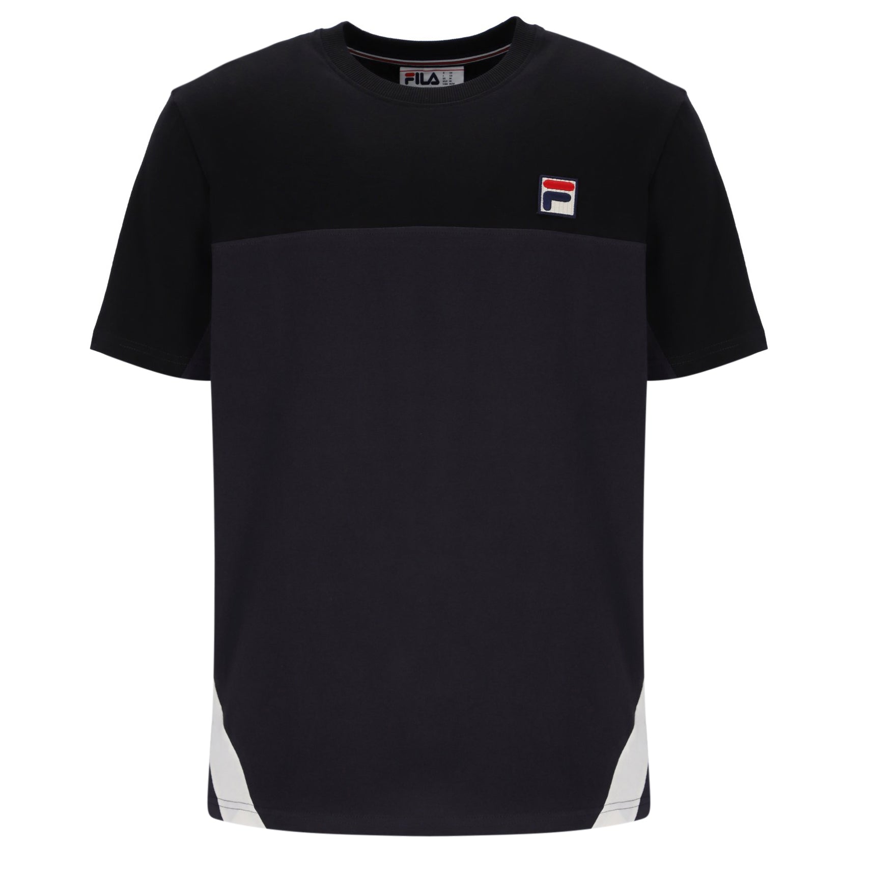 Fila Vintage Tiebreaker T-Shirt Black/Grey