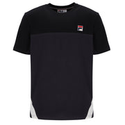 Fila Vintage Tiebreaker T-Shirt Black/Grey